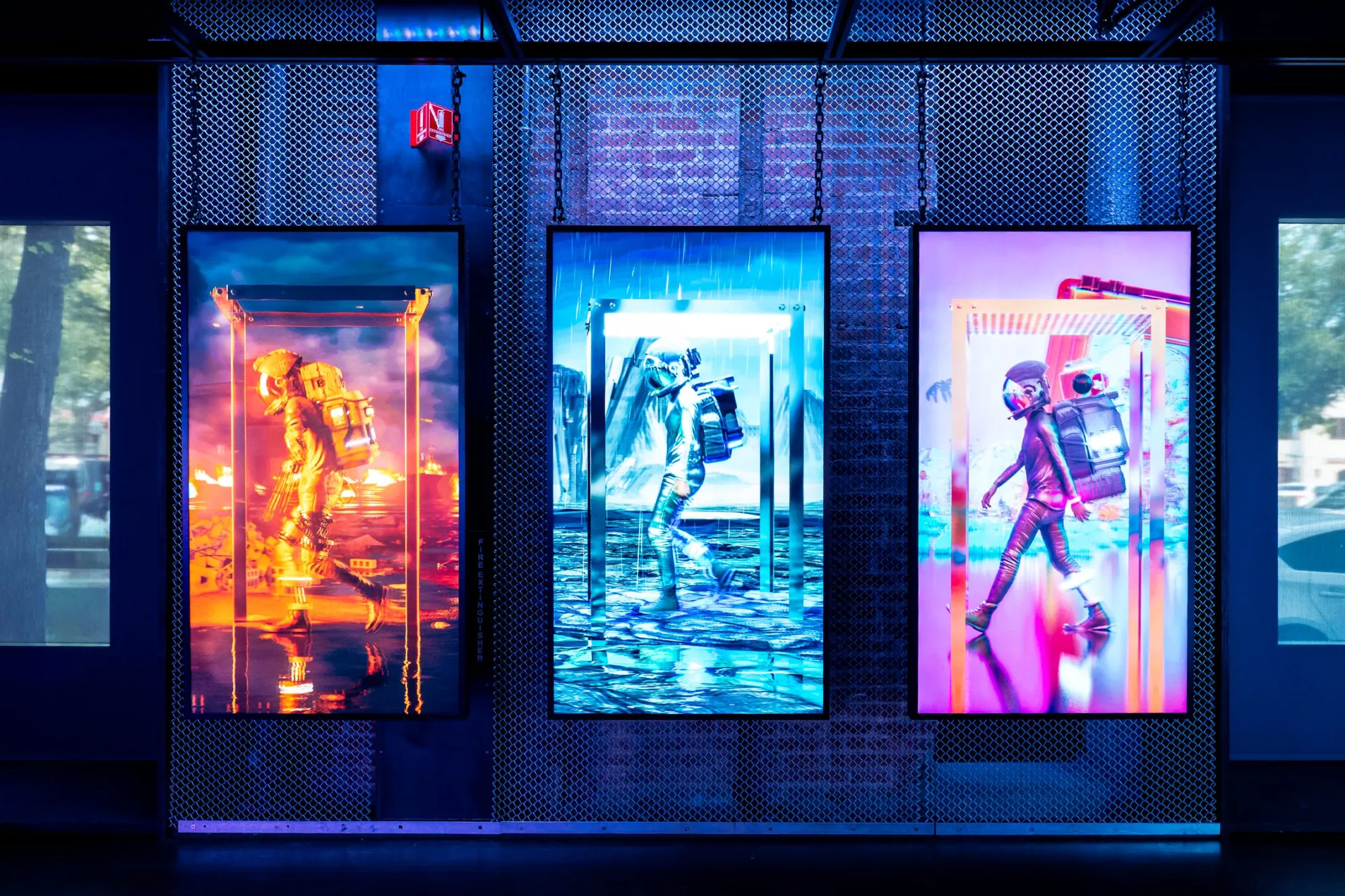 Backlit Digital Display Frames